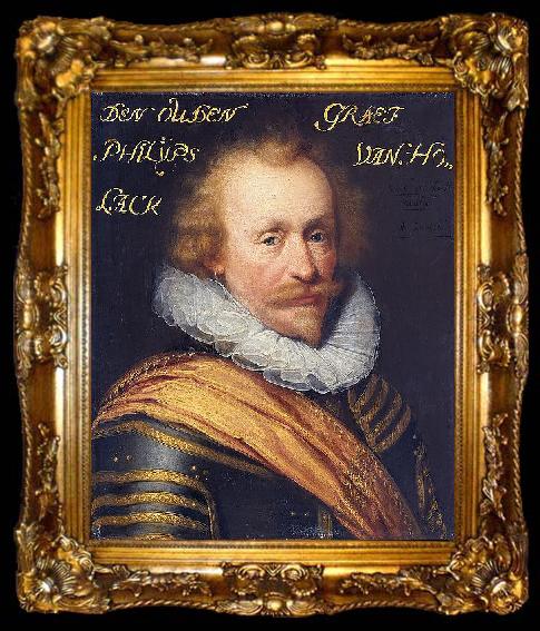 framed  Jan Antonisz. van Ravesteyn Portrait of Philips, count of Hohenlohe zu Langenburg., ta009-2